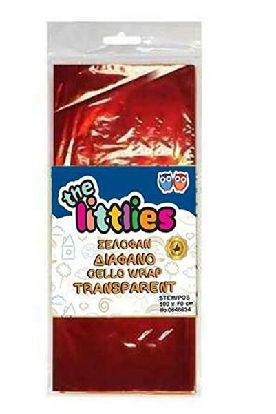 The Littlies Σελοφάν 70Χ10εκ 25μμ Κόκκινο 2 Τεμάχια (000646635)