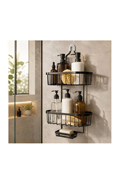 JMB Raft Metalic Suspendabil pentru Baie 28x12,5x59cm