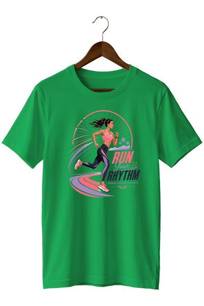 remonz Runner Printed Training T-Shirt Sports T-Shirt