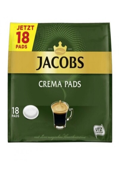 Jacobs Paduri Cafea Crema, Compatibile Senseo, 18 pads
