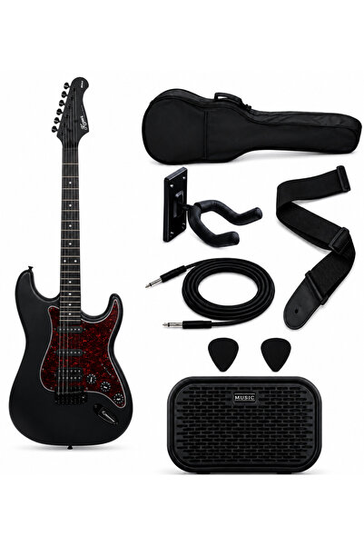KOZMOS KST-205HSS-SBK Elektro Gitar NOVA-MINI-BK Amfi