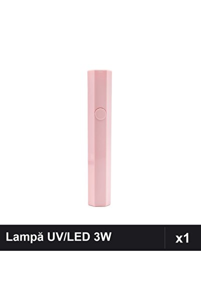 NAİLS Lampă UV/LED Hexagonală 3W pentru Uscare Unghii Gel Manichiură