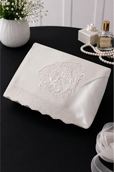 Çeyiz Diyarı Ceyna Satin Luxury Engagement Bundle 90X90 cm Cream