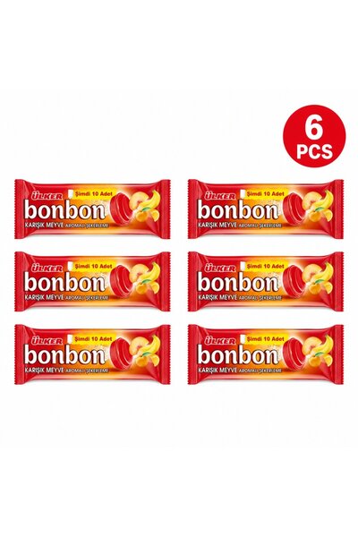 Ülker Ulker Bonbon Dropsuri cu Mix Fructe Set 6 Buc 36 Gr