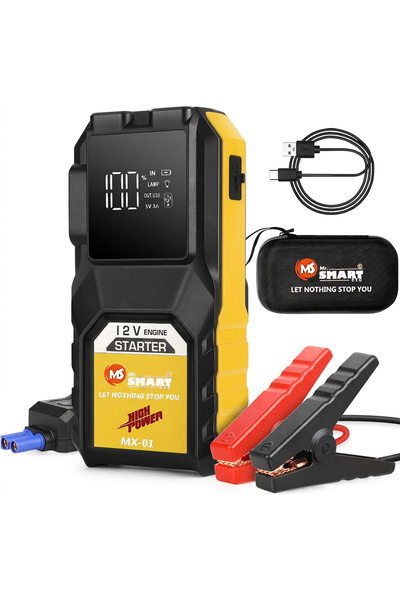 MR.SMART F.T.C جهاز تشغيل السيارة في حالات الطوارئ Mr. Smart MX-01 بقوة 12 فو...