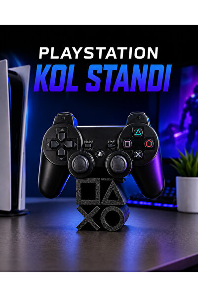 SepetteX PlayStation PS3 ve PS4 Kol Standı –Masaüstü Oyun Kolu Tutucu Dekorat...