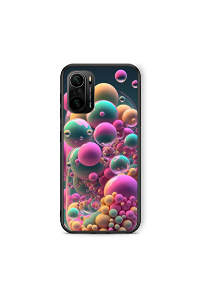 Other Xiaomi Poco F3 Bubbles Black Glossy Θήκη