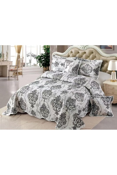CHIRASO Set Cuvertura Bumbac Finet, Cuvertura 230x250cm, 2 Fete Perna 60x80cm...