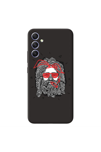 Other Samsung Galaxy A05s Cool glasses Black Colored Silicone TPU Θήκη