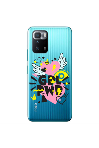 Other Xiaomi Poco X3 GT Grl Pwr Transparent Silicone TPU Θήκη