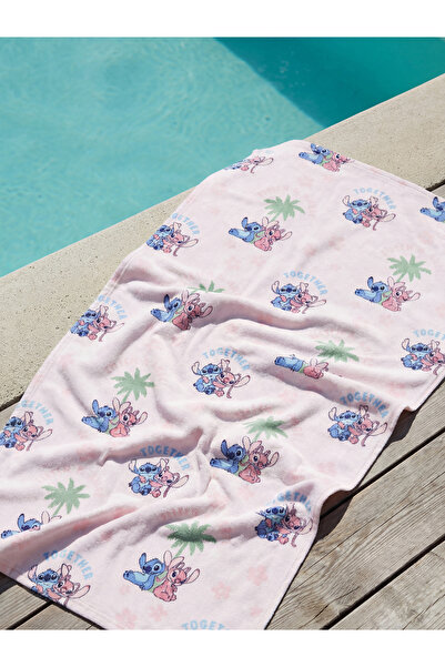 LC Waikiki Stitch Printed Beach Towel 70x150 cm