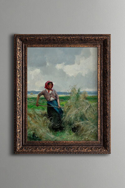 epiqart صناعة القش - طاولة بنمط عتيق - موديل سميك