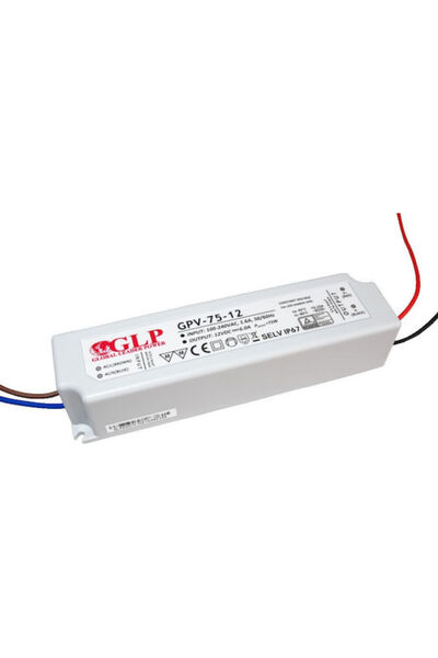 Mpl Gpv-75-24 Τροφοδοτικό LED Αδιάβροχο IP67 Ισχύς 75W με Τάση Εξόδου 24V