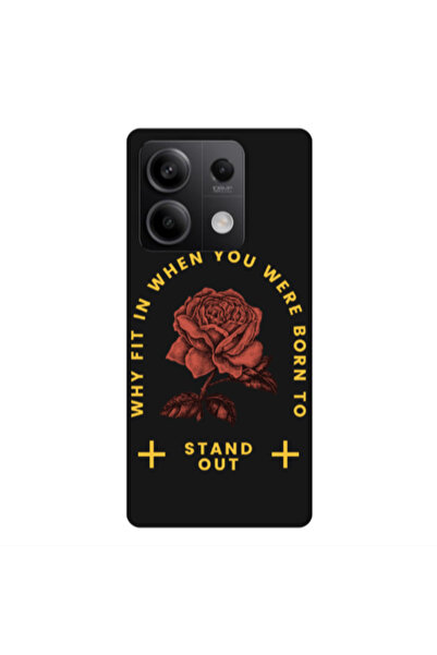 Other Xiaomi Redmi Note 13 5G Stand out Black Colored Silicone TPU Θήκη