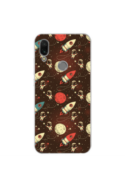 Other Xiaomi Redmi Note 7 Stars and astronaut Transparent Silicone TPU Θήκη