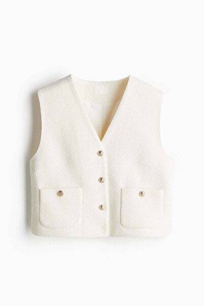 H&M Bouclé waistcoat