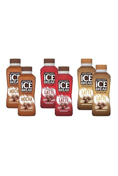 İce Break Soğuk Kahve 375 ml 6 li Karma (Mocha - Toffee Nut - Latte)