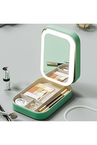 Arabest Makeup Mirror with Light, Compact Makeup Bag with LED Mirror, Portabl...