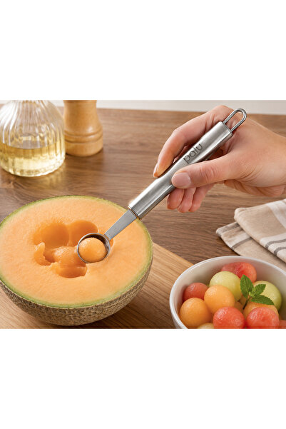 PALU GASTRO Paslanmaz Çelik Parizyen Top Çıkarma Kaşığı (20 cm)