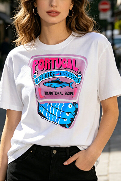 Fleck Womens T Shirts Portugal Sardines Not Plovers Traditional Recipe Graphi...