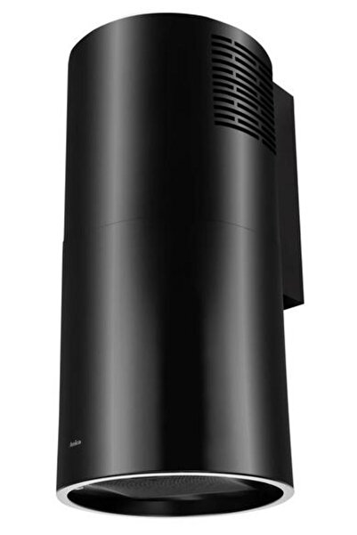 AMICA Hotă de perete neagră OKC3245BO, iluminare LED, 335 m3/h, recirculare s...