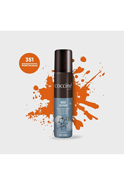 Coccine Suede and nubuck Leather renovator - Nano Ravvivant 75ML - 351 - Orange