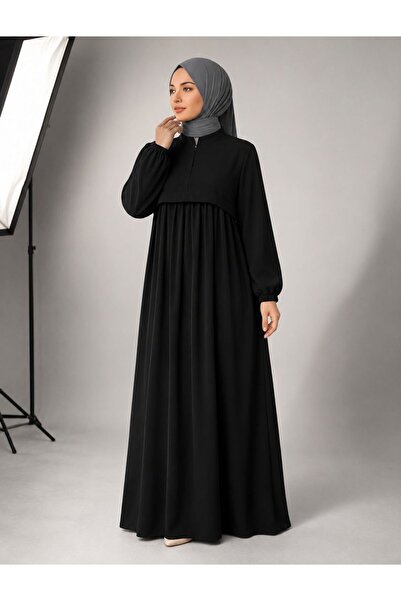 Mercan Hijab Medina Silk Dress with Zipper