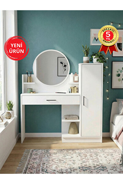 Empressco Aynalı Makyaj Masası, Çekmeceli Makyaj Masası Organizeri | Andera -...
