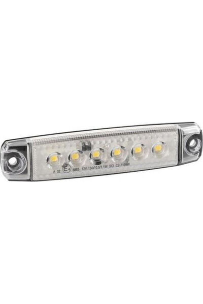 Lampa Φώτα οροφής φορτηγού 1 τεμάχιο 12 / 24V - Λευκό L9700.7