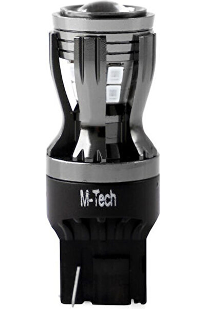 M-TECH Λάμπες Αυτοκινήτου T20 / W21W Canbus LED Κόκκινο 12-24V 1 τεμάχιο