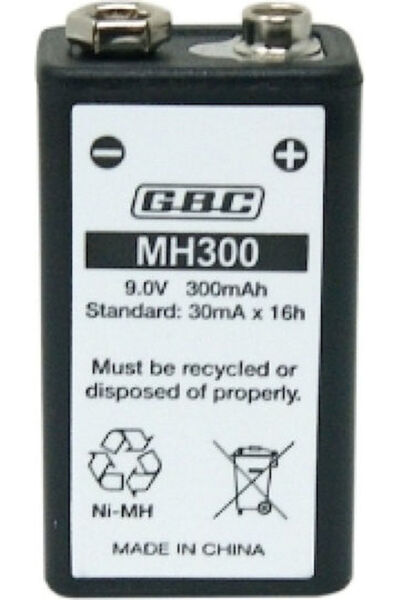 SKB Επαναφορτιζόμενη Μπαταρία 9V Ni-MH 300mAh 1 τεμάχιο