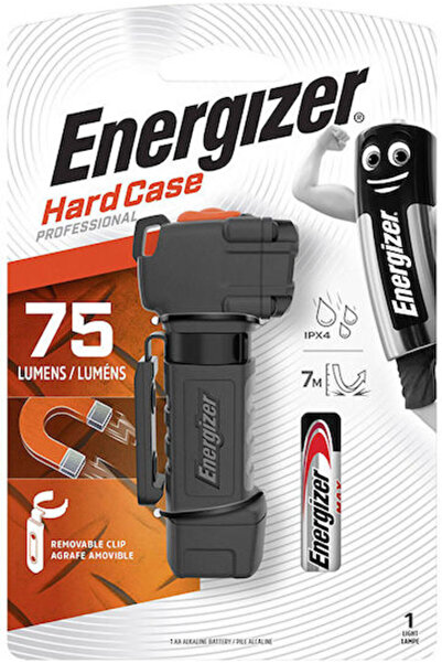 Energizer Επαγγελματικός Φακός LED IPX4 με Μέγιστη Φωτεινότητα 75lm Μαύρο Κωδ...