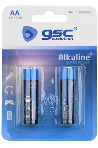 GSC Game World Αλκαλικές Μπαταρίες AA 1.5V 2 τεμάχια