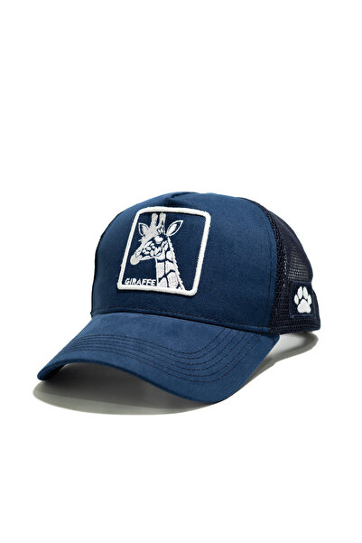 All animals Giraffe Embroidered Trucker Hat – Mesh Hat with Giraffe Embroider...