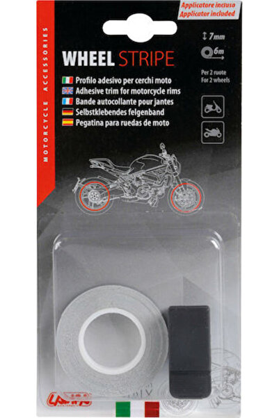 Lampa Αυτοκόλλητη Ταινία Ζάντας 600εκ x 7χιλ. Ασημί. Κωδικός: L9052.1