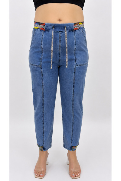 ZANESSİ FASHION Plus Size Special Design Series Mom Summer Women's Pants