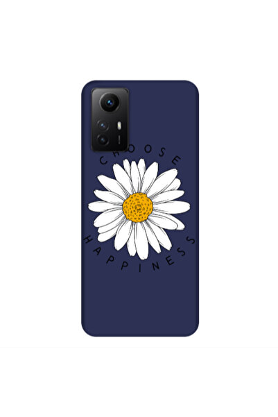 Other Xiaomi Redmi Note 12s Chose Happines Dark blue Colored Silicone TPU Θήκη