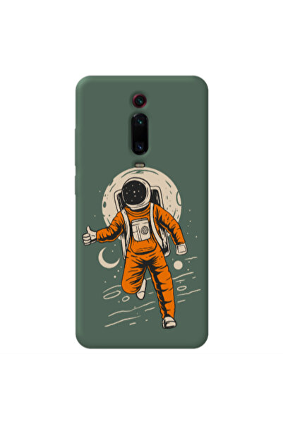 Other Xiaomi Mi 9T Pro Hitchhike Dark Green Colored Silicone TPU Θήκη