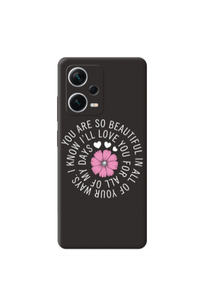 Other Xiaomi Poco X5 Your Ways Black Colored Silicone TPU Θήκη