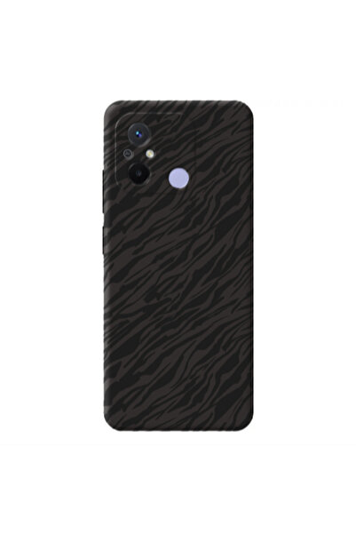 Other Xiaomi Redmi 12C Black zebra Black Colored Silicone TPU Θήκη