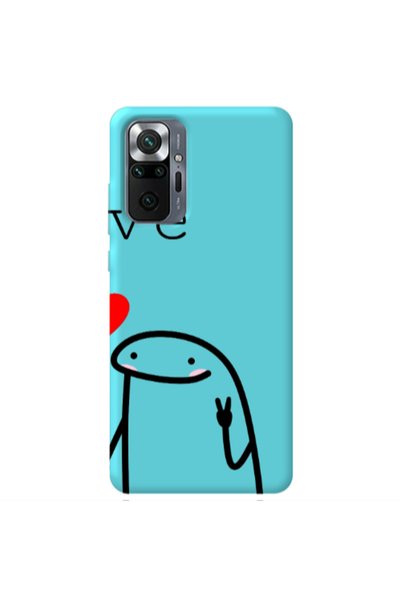 Other Xiaomi Redmi Note 10 Pro 4G Love 2 Turquoise Colored Silicone TPU Θήκη