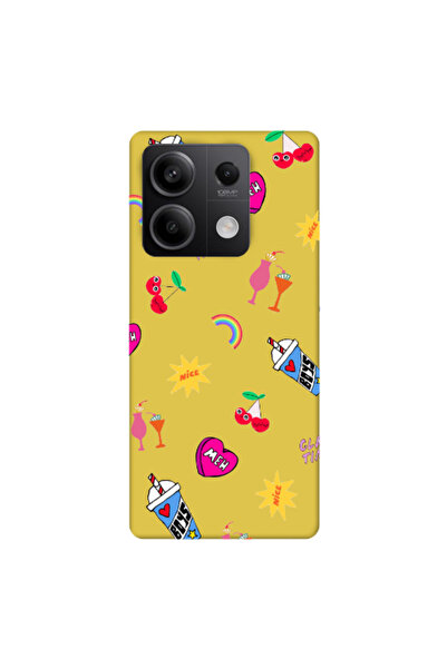 Other Xiaomi Redmi Note 13 5G glam time Yellow Colored Silicone TPU Θήκη
