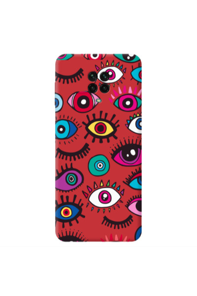 Other Xiaomi Redmi Note 9 Pro Multiple eyes Red Colored Silicone TPU Θήκη