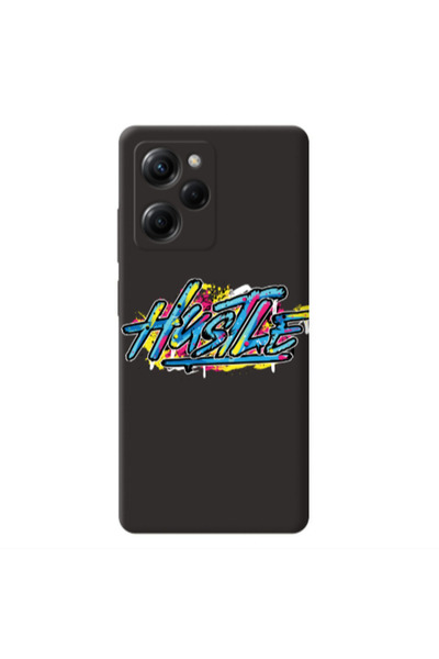 Other Xiaomi Poco X5 Pro Hustle Black Colored Silicone TPU Θήκη