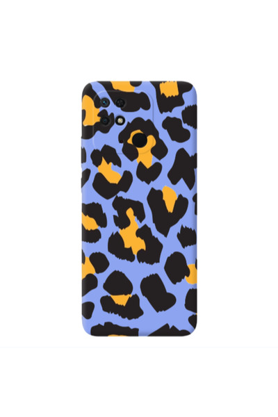 Other Xiaomi Redmi 10C Yellow leopard Light Purple Colored Silicone TPU Θήκη