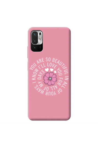 Other Xiaomi Redmi Note 10 Pro 5G Your Ways Pink Colored Silicone TPU Θήκη