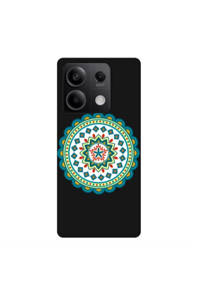 Other Xiaomi Redmi Note 13 5G Mandala D11 Black Colored Silicone TPU Θήκη