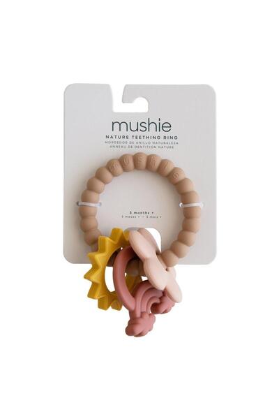 Mushie Δαχτυλίδι οδοντοφυΐας με φυσικά παιχνίδια οδοντοφυΐας - Φύση