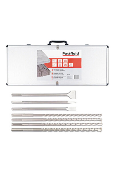 OEM Set burghie și dălți 18-25mm Pattfield SDS-Max, 7 piese
