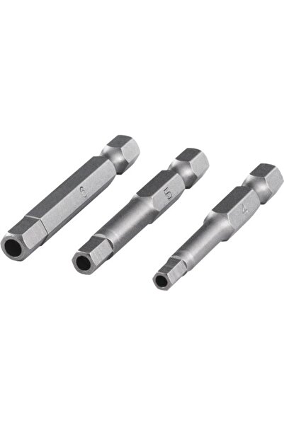 OEM Wolfcraft Σετ Στερεών Εξαγωνικών Μυτών Καρυδάκια 1/4 " (4/5/6) 50mm, Άνω